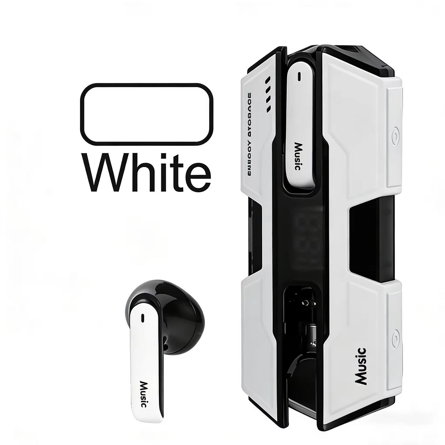 K8 Wireless Bluetooth TWS Stereo Earbuds With Digital Display