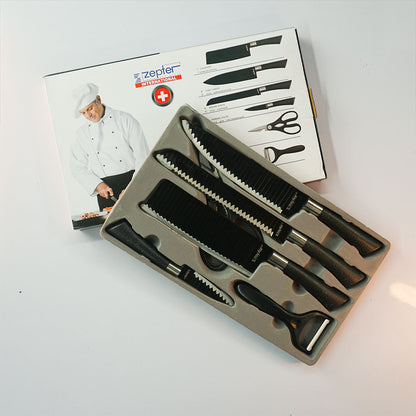 Zepter 6-Piece Knife Set – আলাদা আলাদা ছুরি খুঁজতে বিরক্ত? এক সেটেই সব সমাধান