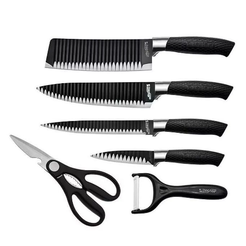 Zepter 6-Piece Knife Set – আলাদা আলাদা ছুরি খুঁজতে বিরক্ত? এক সেটেই সব সমাধান