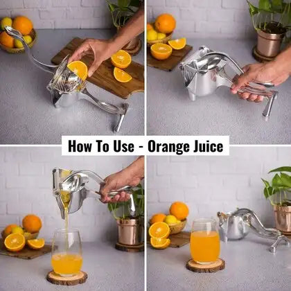 Manual Fruit Press Juicer Extractor Squeezing Tool