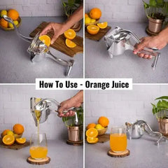 Manual Fruit Press Juicer Extractor Squeezing Tool