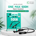 ONE MAX 500H ENC Neckband Headset with 5 Voice-Changing Modes and LED Display