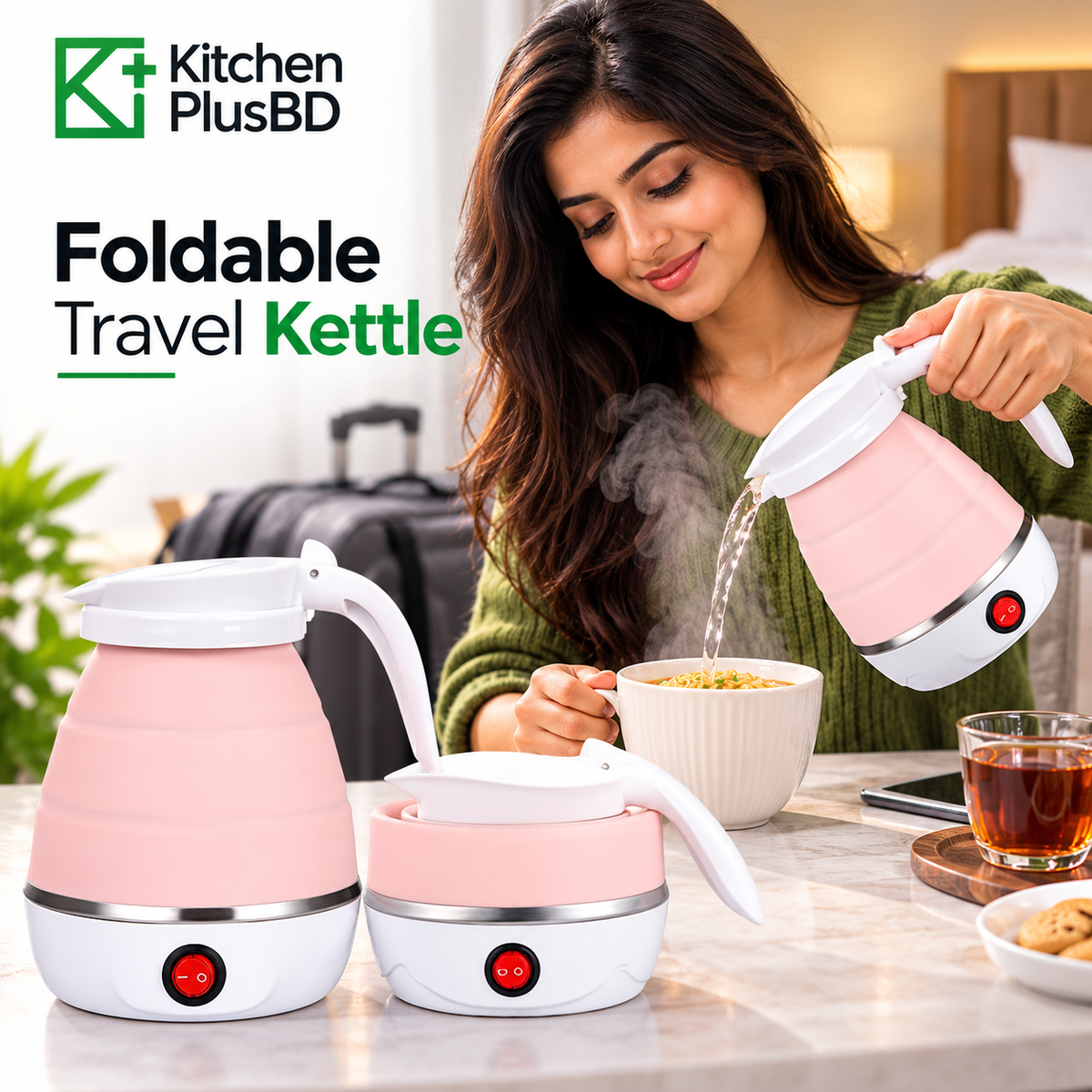Travel Folding Electric Kettle