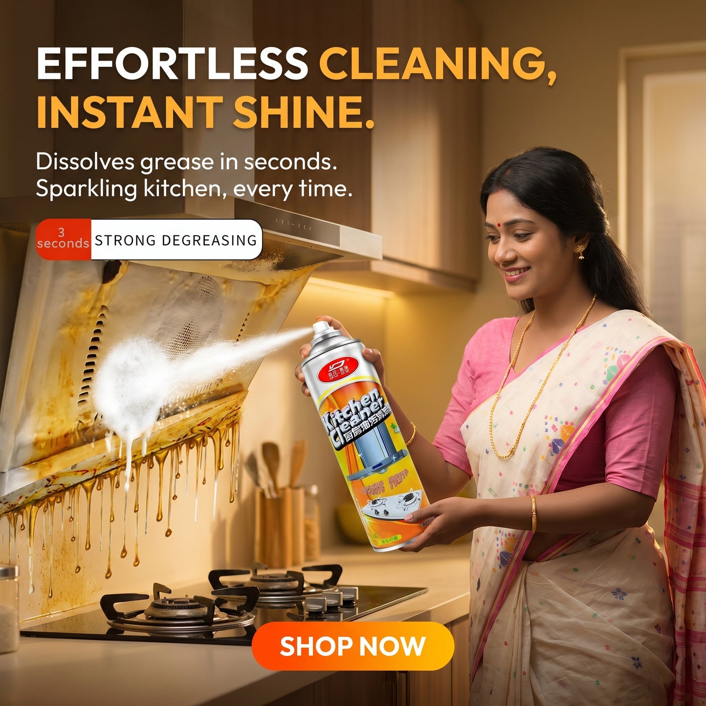 Kitchen Cleaner Spray - 1pc Offer