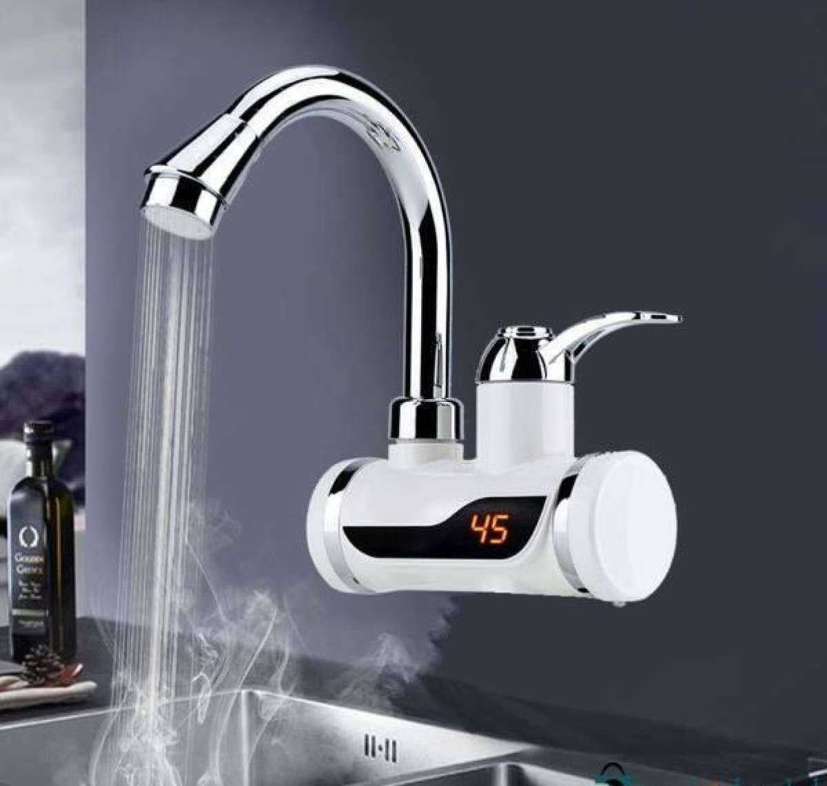 Instant Electric Hot Water Tap for Wal Mounted | Basin