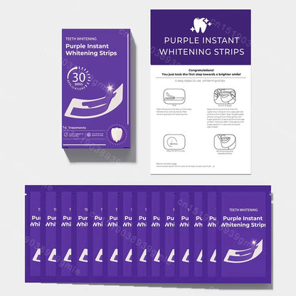 Purple Teeth Whitening Strips