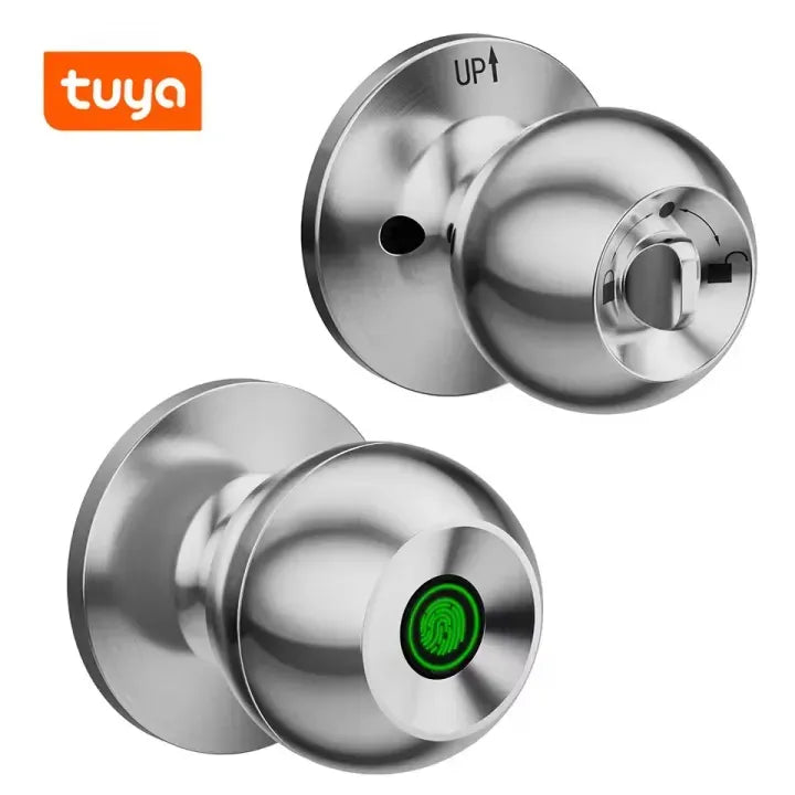 Smart Fingerprint Door Lock with Tuya App Control