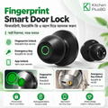 Smart Fingerprint Door Lock with Tuya App Control