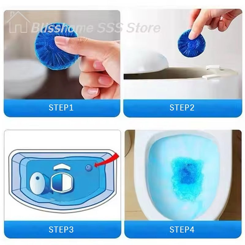 Blue Auto Flush Toilet Cleaner Tablets
