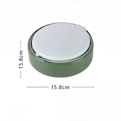 Fireproof Creative Sandalwood Coil Holder Box With Cover Lid