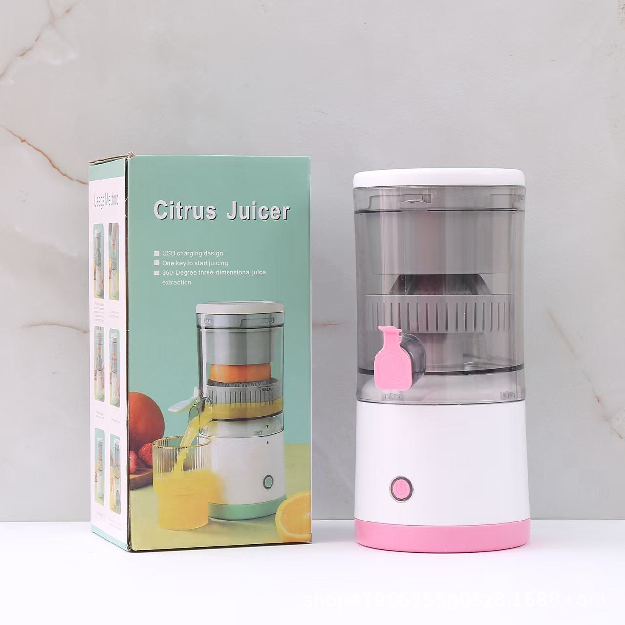Rechargeable Citrus Juicer Machine Orange Lemon  Fruit Press Portable Juicer