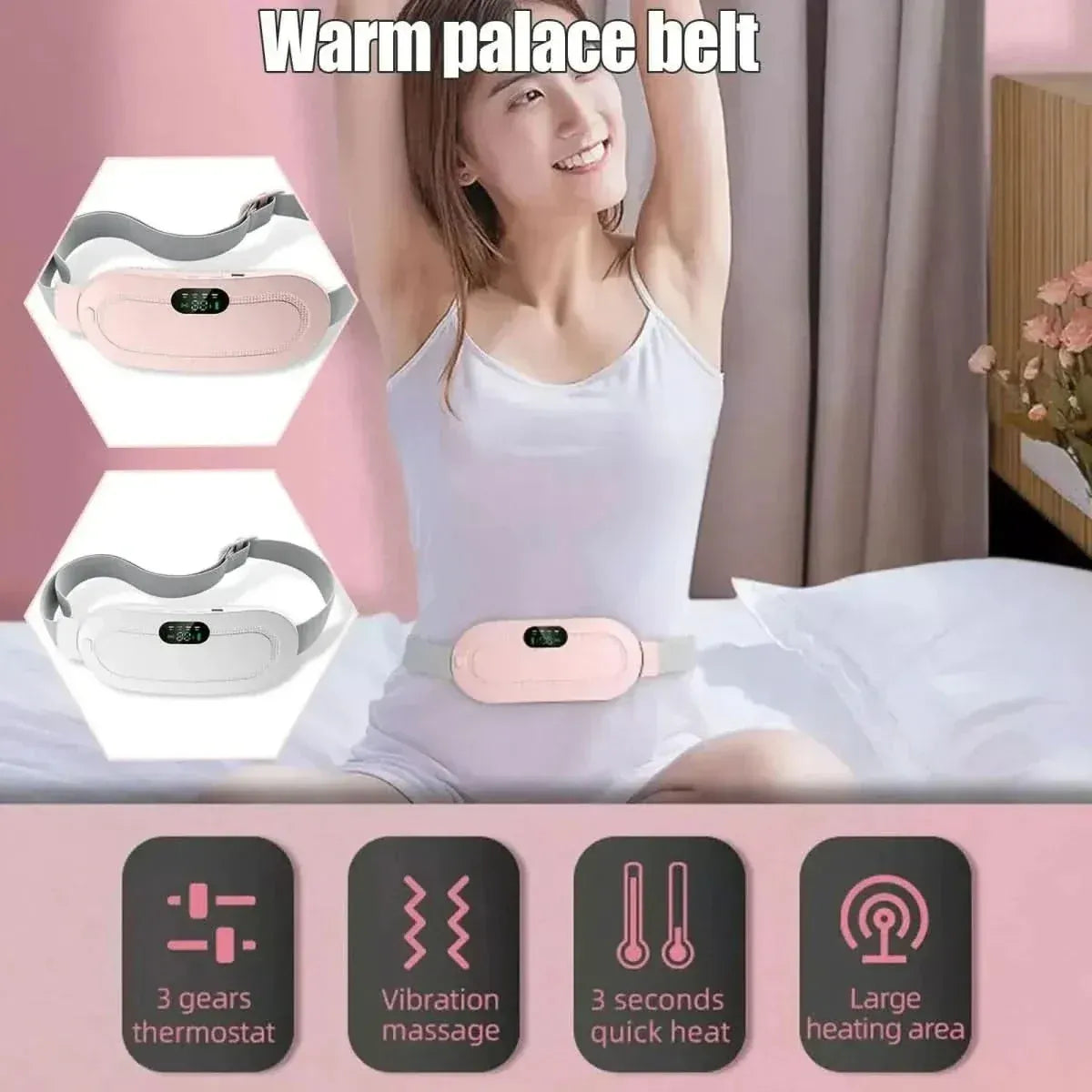 Smart Menstrual Heating & Vibration Massage Belt