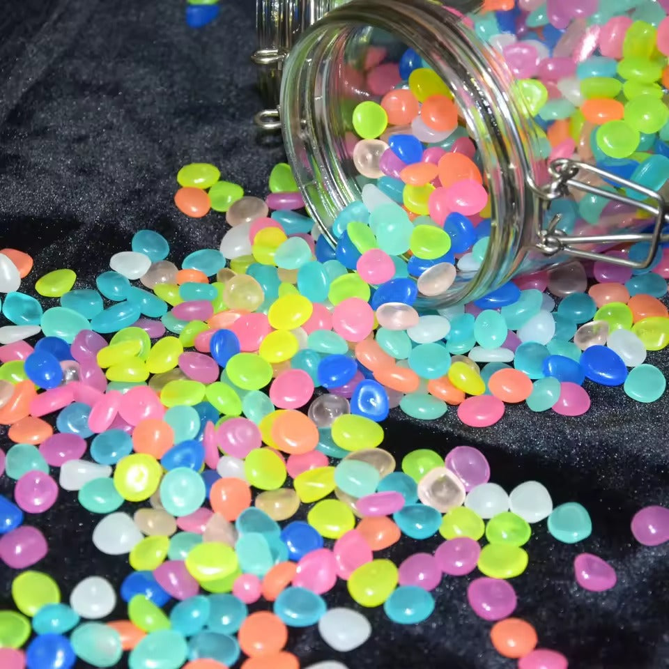 Radium Stone/জ্বলন্ত পাথর কারেন্ট ছাড়াই  রাতে জ্বলে  -100 Pcs