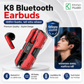 K8 Wireless Bluetooth TWS Stereo Earbuds With Digital Display