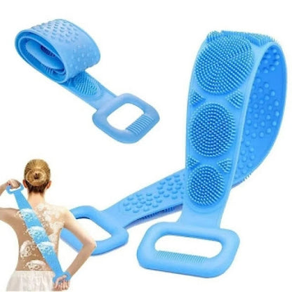 Silicone Bath Body Brush & Back Scrubber  2Pcs
